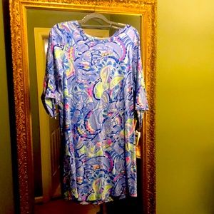 VGUC Lilly Pulitzer Blue Peri Pinch Preston Dress